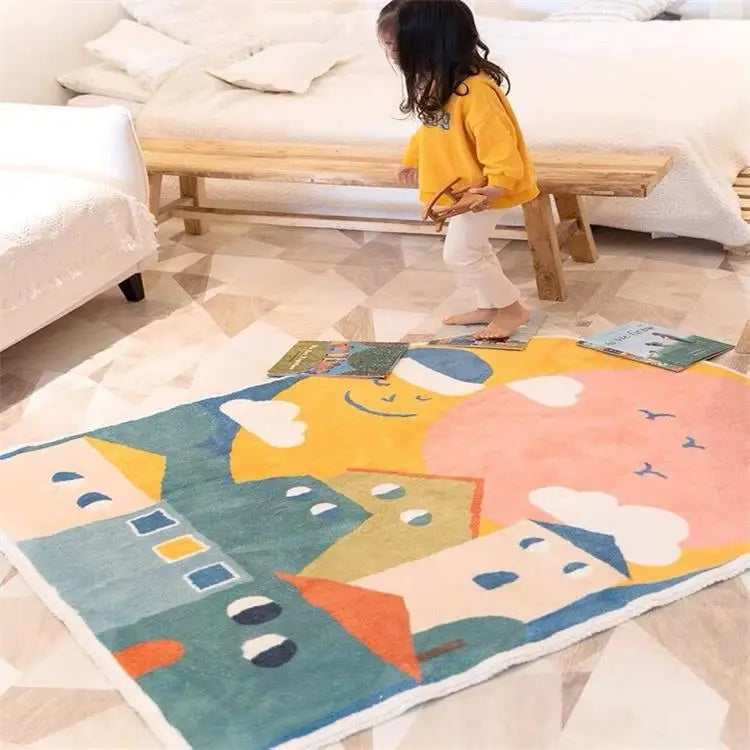 Tapis pour Enfant Doux et Coloré en Polyester – Référence : 732491