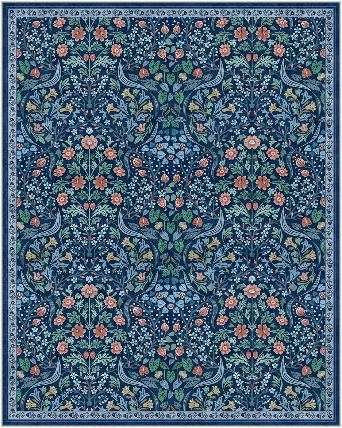 Tapis Floral Bohemian et Coloré pour Salon – Référence : 763521