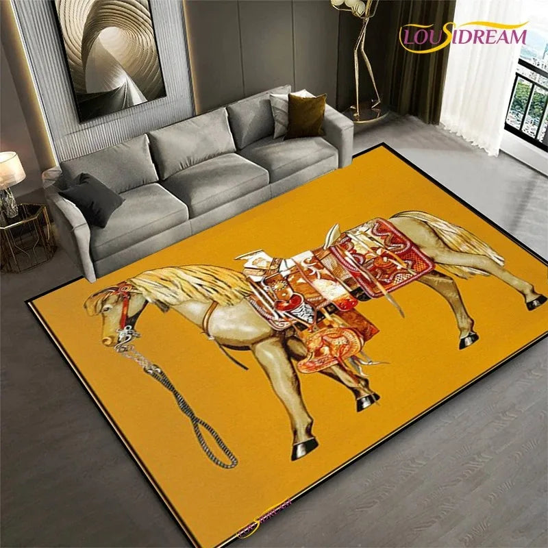 Tapis Horse / Hermes – Référence: 672491 Motif Ethnique