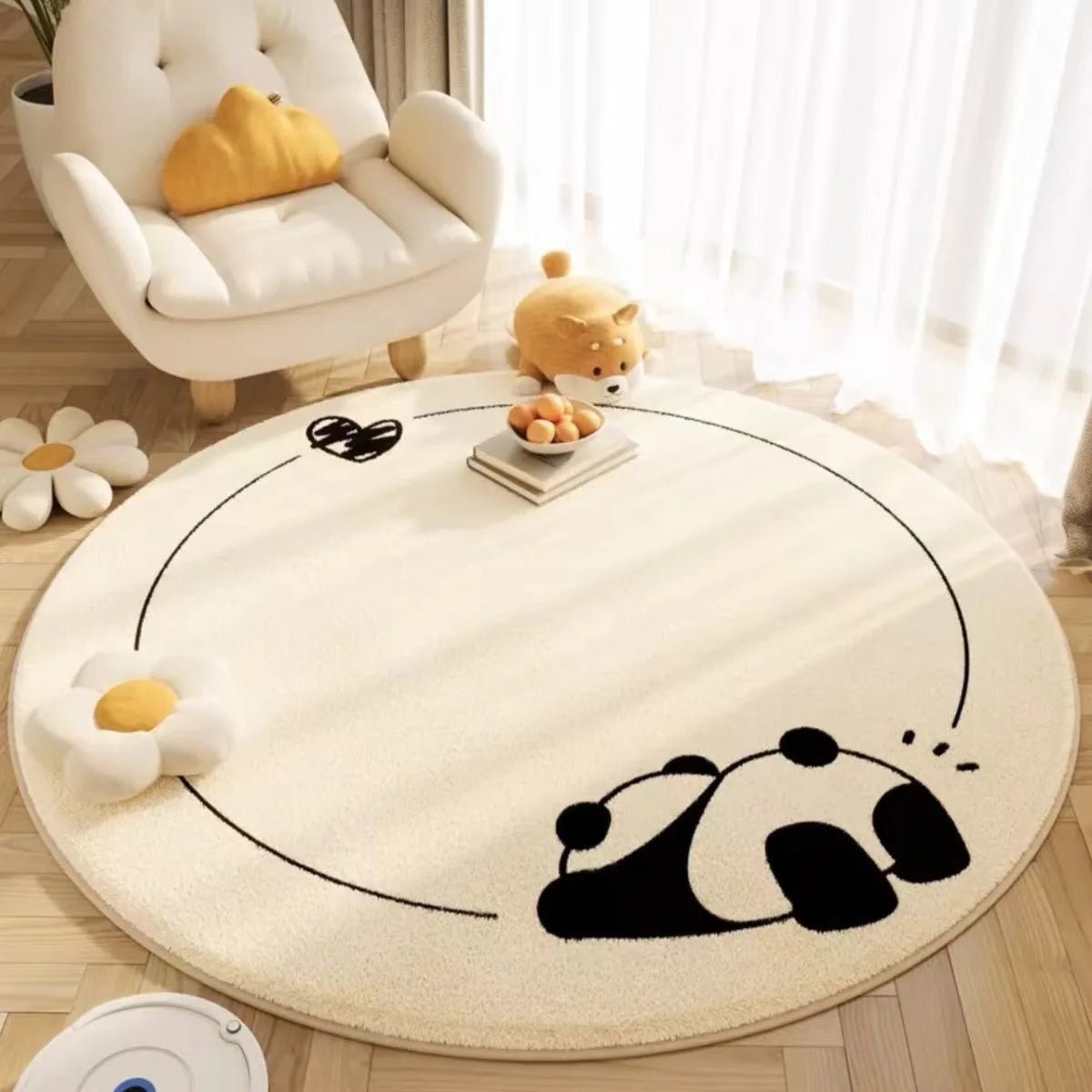 Tapis Rond Enfant - Référence : 104693 Géométrique et Doux