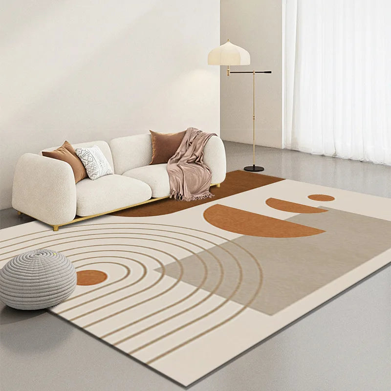 Tapis Géométrique Velouté et Antidérapant – Référence : 562874
