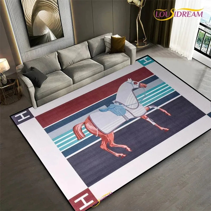 Tapis Horse / Hermes – Référence: 230512 Design Ethnique