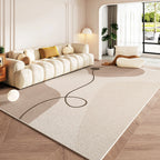 Tapis Géométrique Minimaliste et Lavable – Référence : 583216