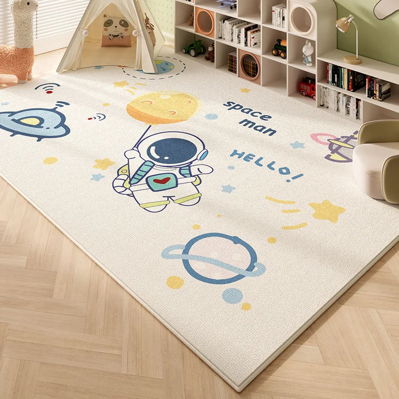 Tapis pour Enfant Illustré avec carte du monde – Référence : 478921
