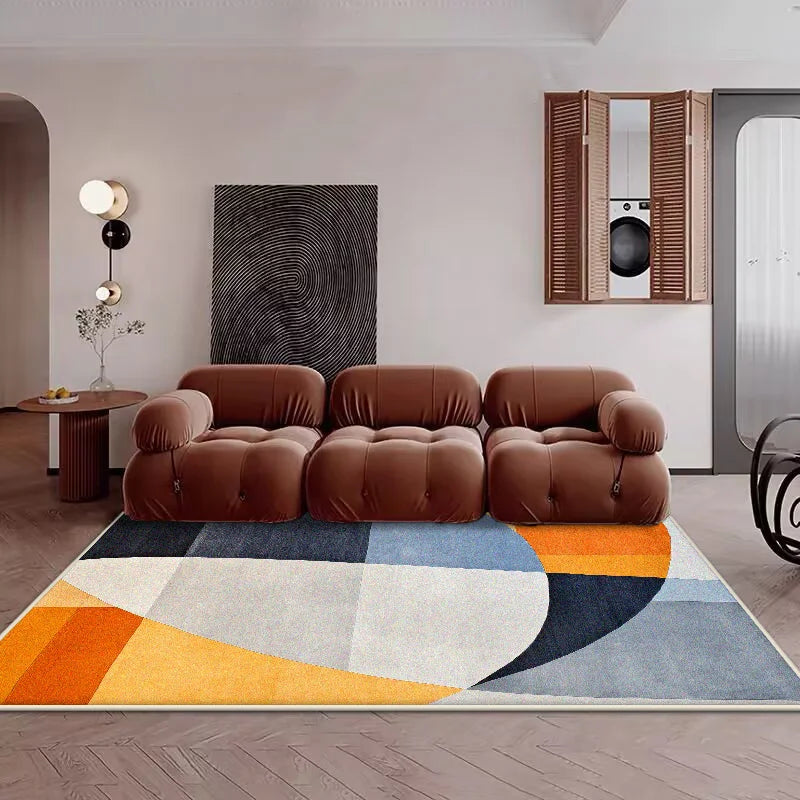 Tapis Géométrique Antidérapant Lavable – Référence : 745820