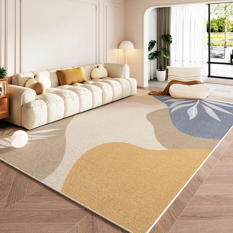 Tapis Géométrique Minimaliste et Lavable – Référence : 567489