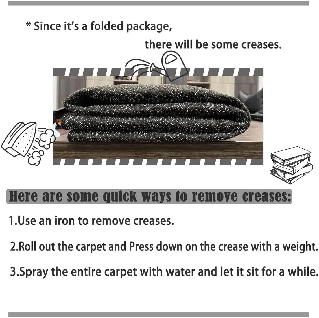 Tapis Bohème / Oriental Vintage Imperméable et Antidérapant – Référence : 487256