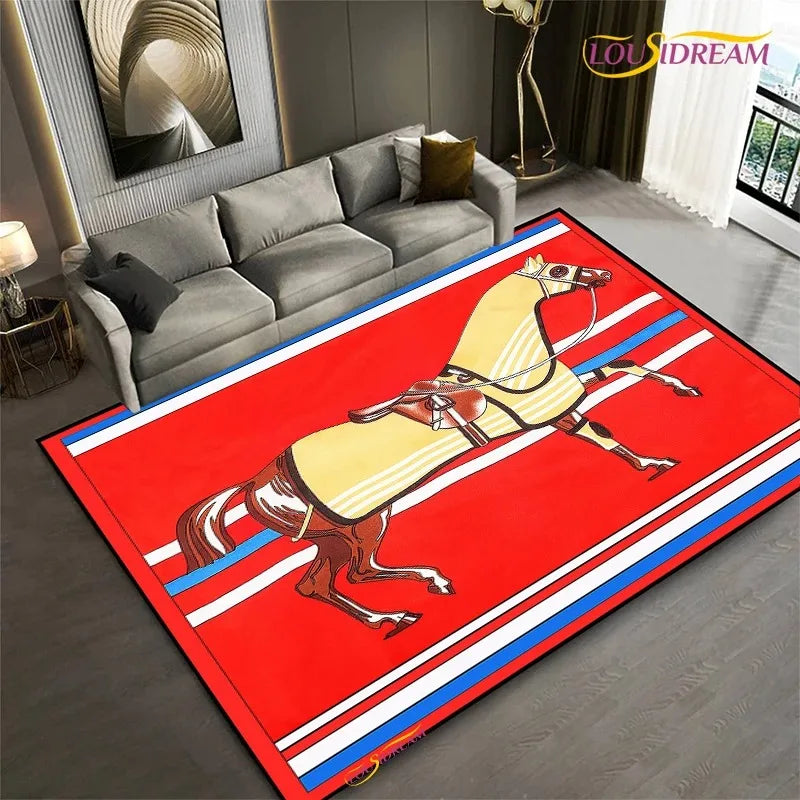 Tapis Horse / Hermes Moderne Design – Référence: 123456