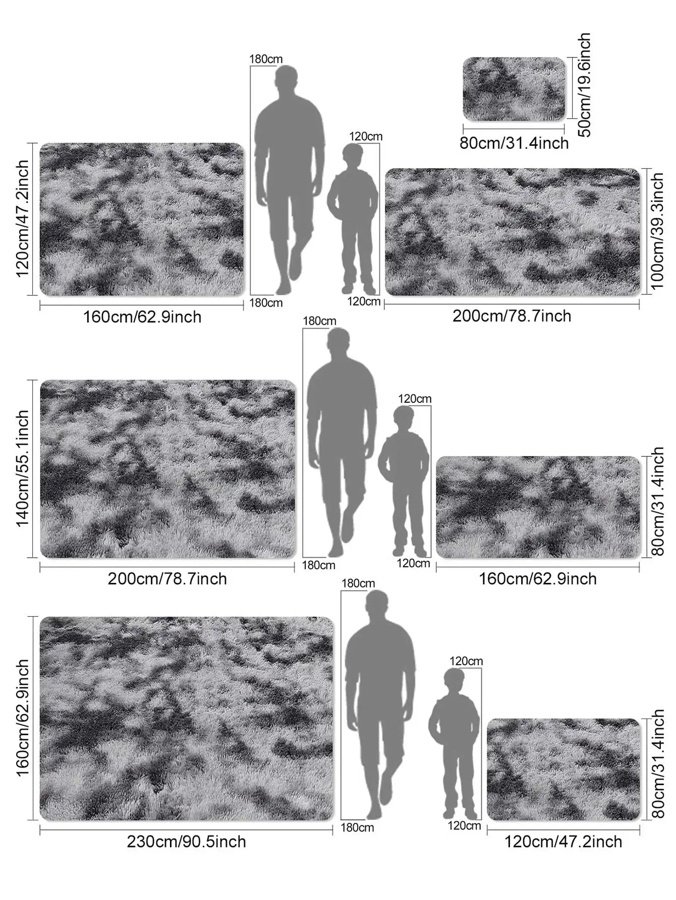 Tapis Confort / Cocooning Velours Doux et Antidérapant – Référence : 832647