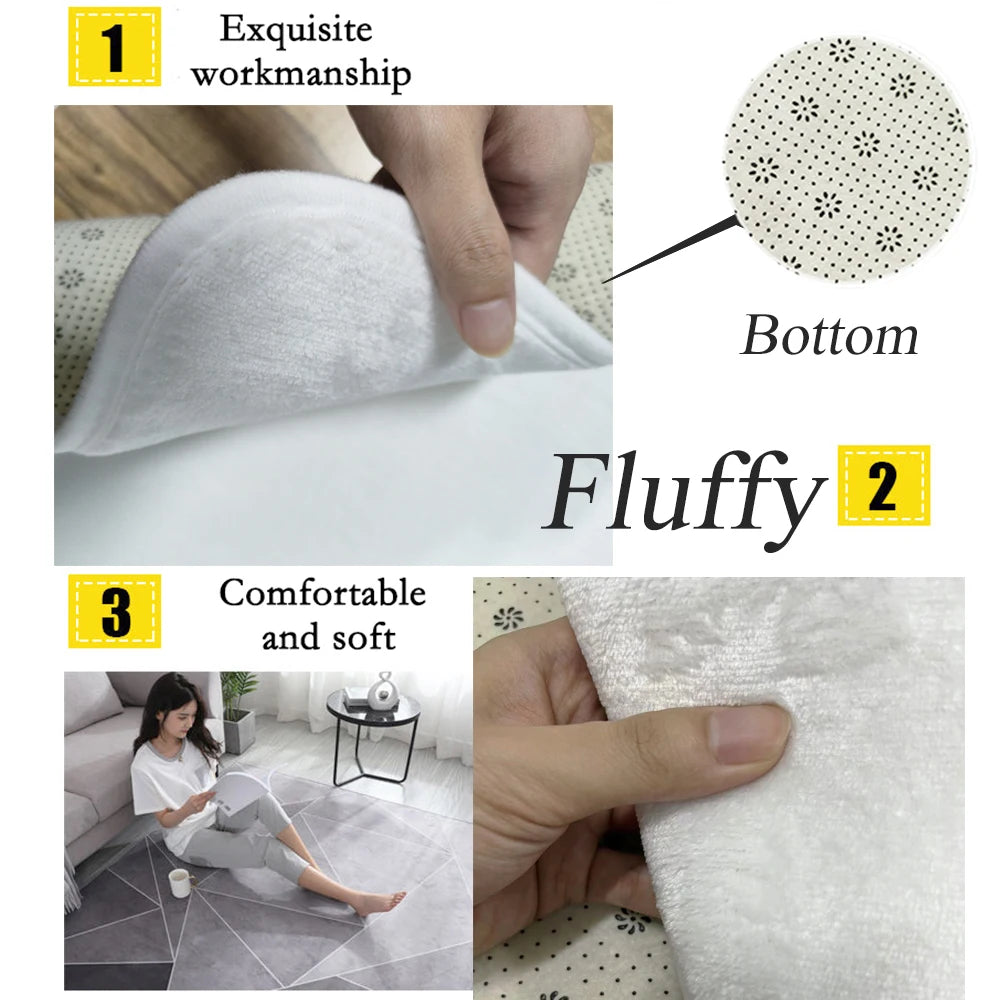 Tapis Géométrique Moderne et Antidérapant – Référence : 237845