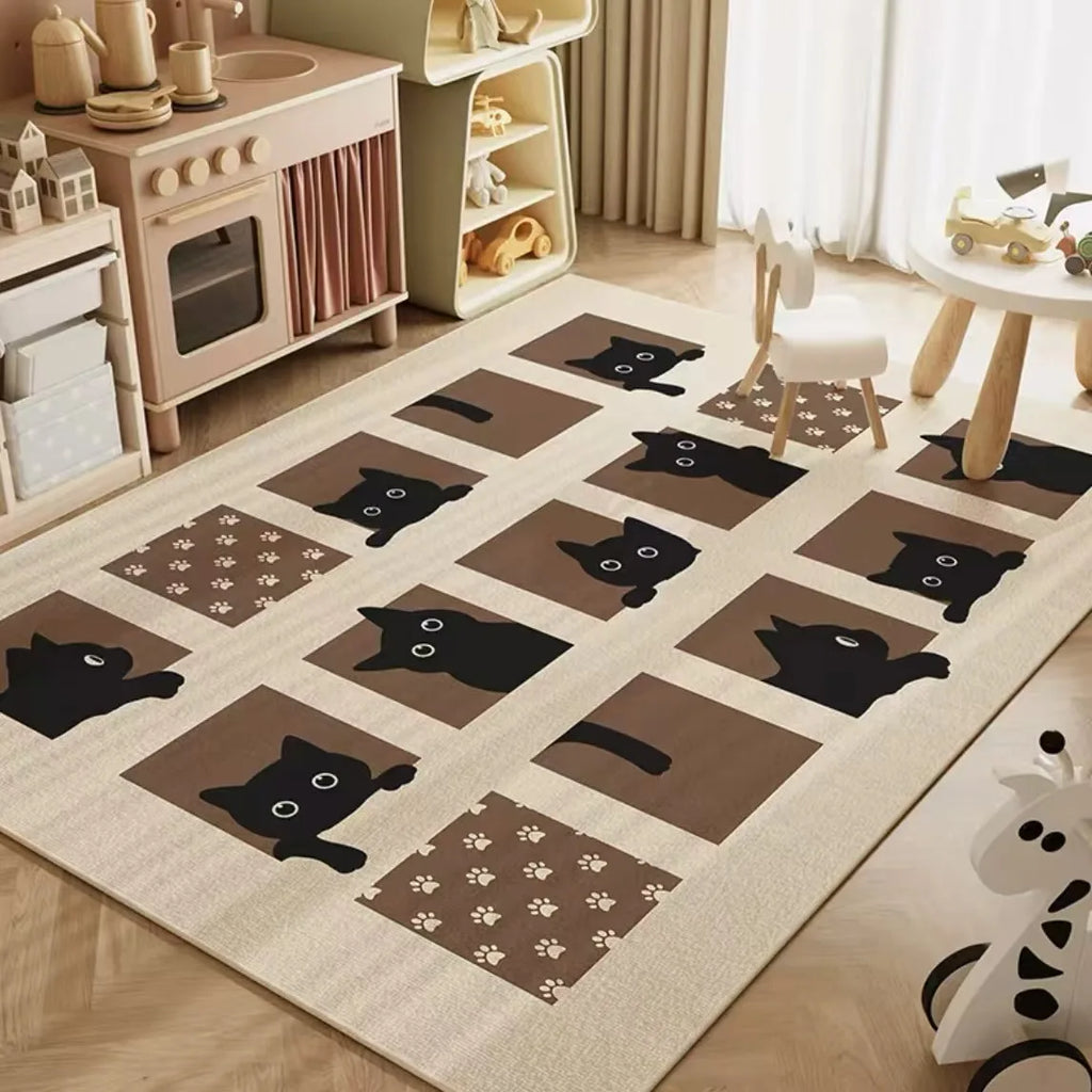 Tapis pour Enfant Cartoon Sous-Marin et Spatial – Référence : 647192