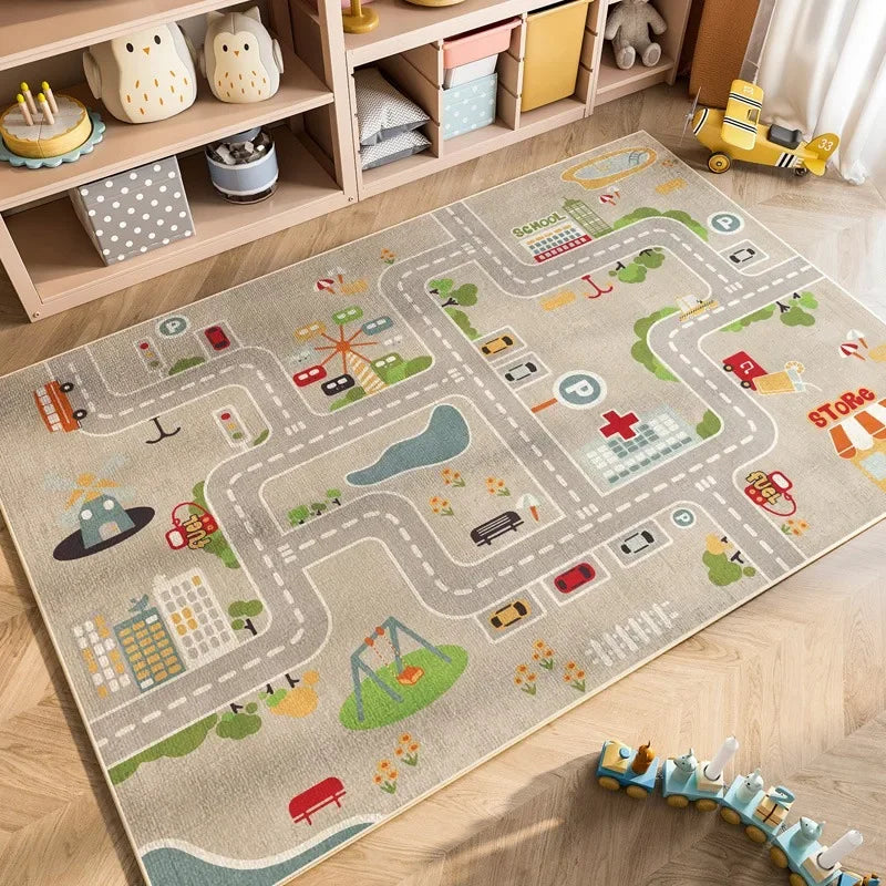 Tapis pour Enfant Minimaliste avec Motif Animé – Référence : 483729