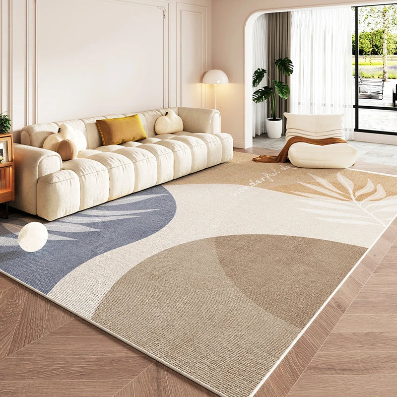 Tapis Géométrique Minimaliste et Lavable – Référence : 482631