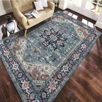 Tapis Bohème / Oriental Velours Cristal Antidérapant – Référence : 763214