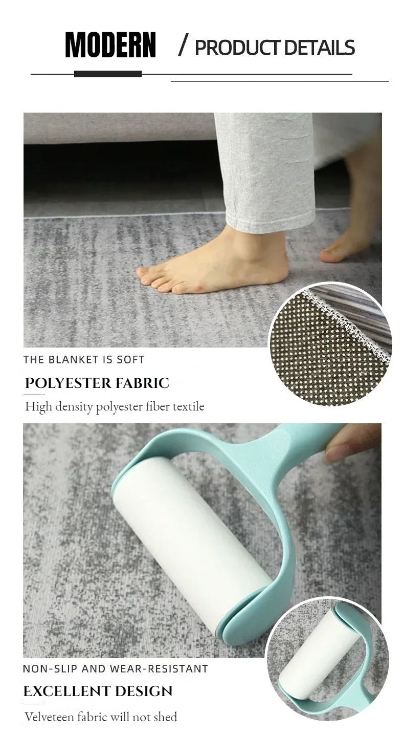 Tapis Géométrique Plush et Antidérapant – Référence : 482615