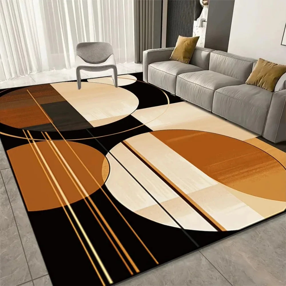 Tapis Géométrique Doux et Antidérapant – Référence : 154682