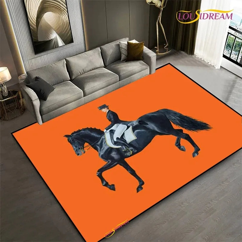 Tapis Horse / Hermes Cadre Ethnique – Référence: 104693