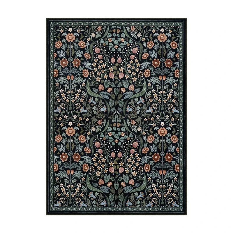 Tapis Floral Bohemian et Coloré pour Salon – Référence : 763521