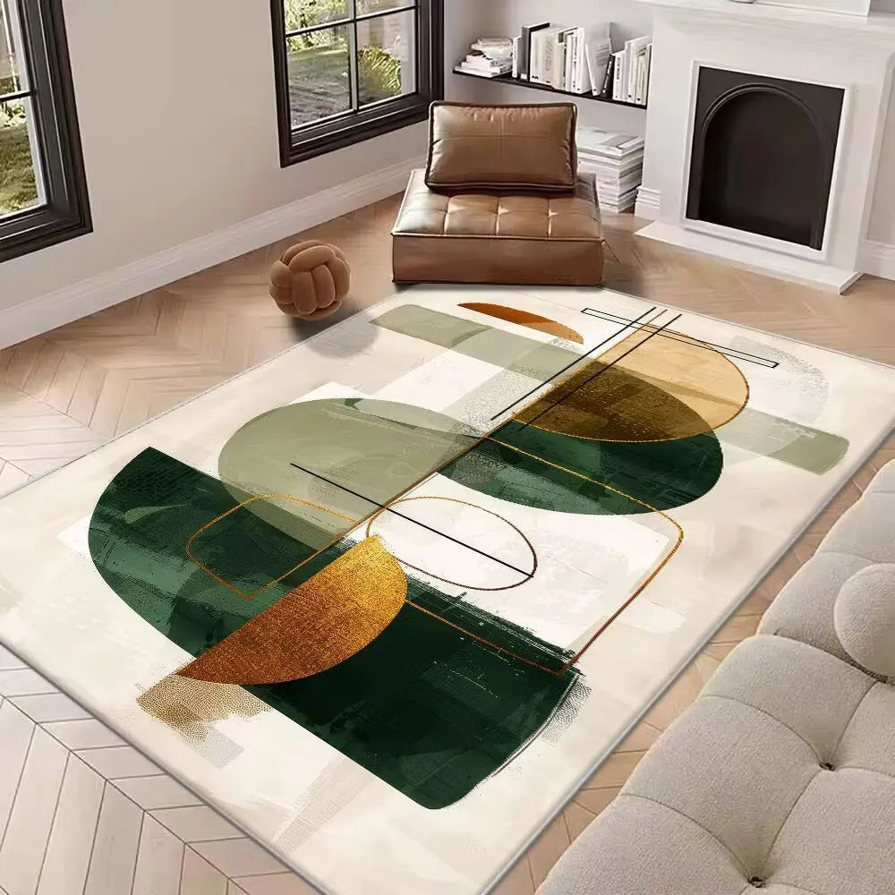 Tapis Géométrique Moderne et Antidérapant – Référence : 273841
