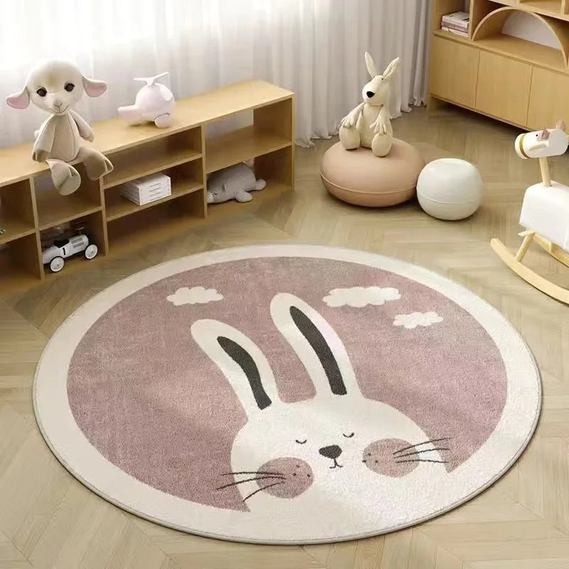 Tapis Rond Enfant Géométrique – Référence : 104693