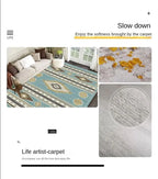 Tapis Bohème / Oriental Résistant et Élégant en Velours – Référence : 457812