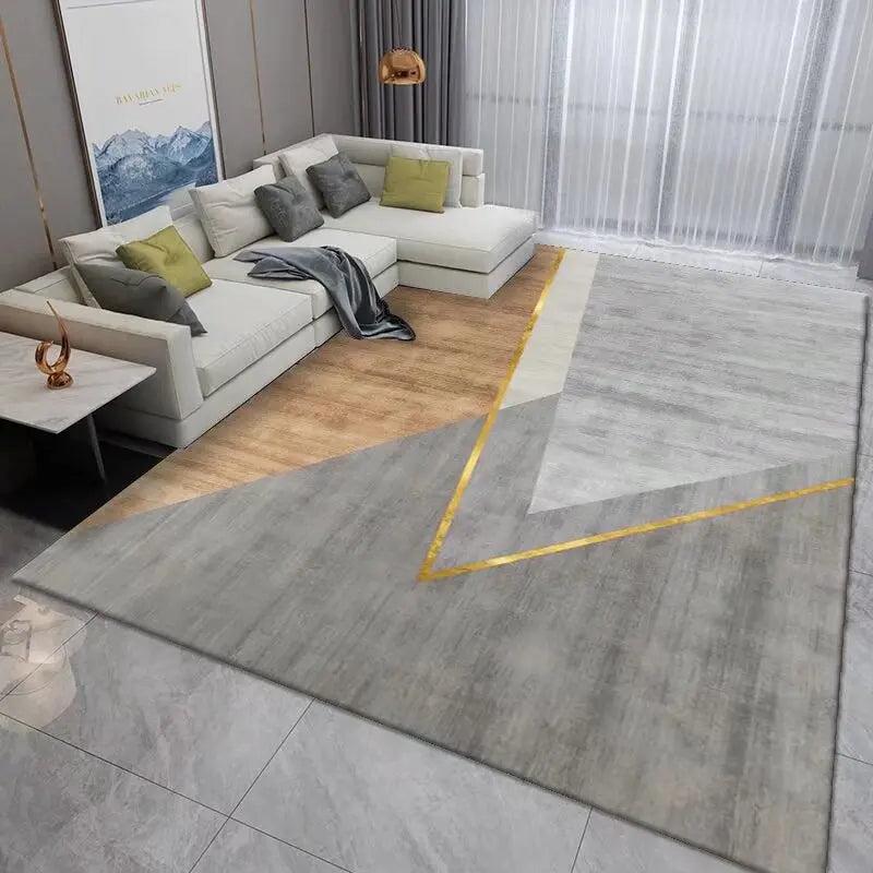 Tapis Géométrique Doux et Antidérapant – Référence : 418762