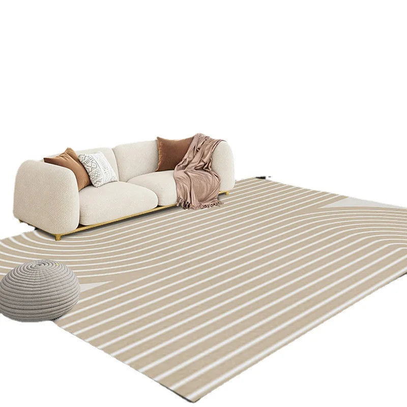 Tapis Géométrique Velours Cristal Anti-Dérapant – Référence : 482316