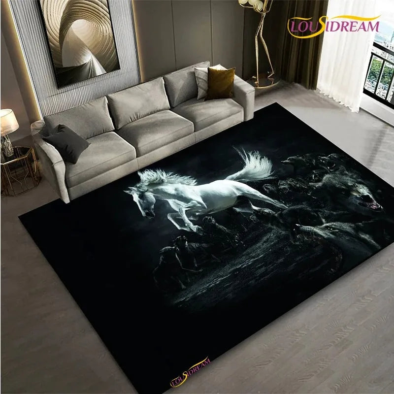 Tapis Cheval / Hermes Moderne Design – Référence: 104693