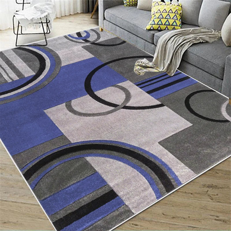Tapis Géométrique Doux et Antidérapant – Référence : 564239