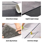 Tapis Géométrique Nordique Doux Antidérapant – Référence : 583129