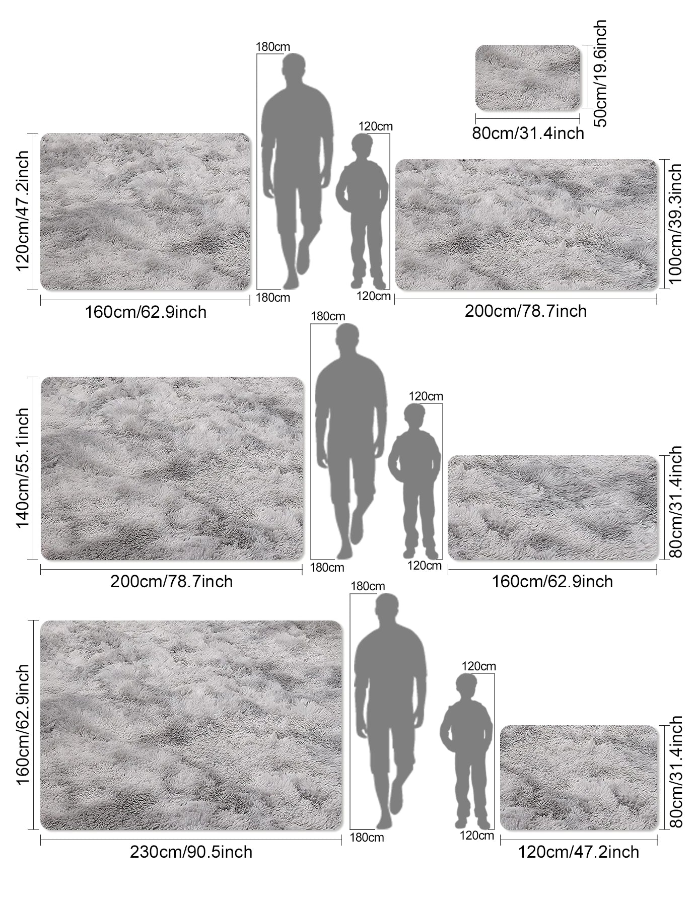 Tapis Confort / Cocooning Doux et Antidérapant – Référence : 564312